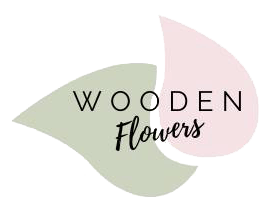 wooden flowers